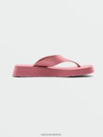 Z0ZR08993 Desert Pink Women Not Ur Moms Platform Sandals Volcom Footwear - Image 7