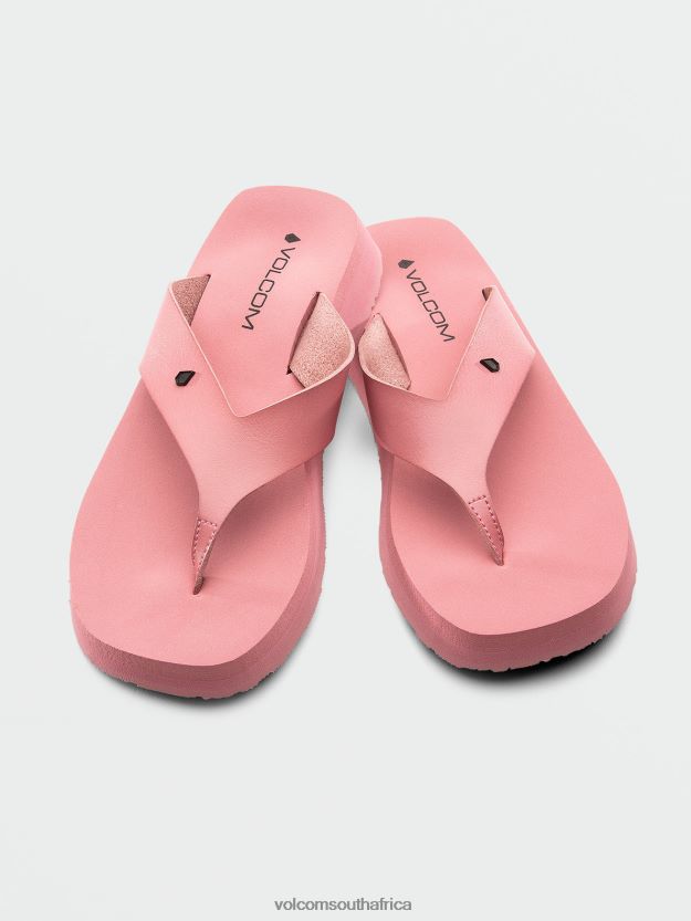 Z0ZR08993 Desert Pink Women Not Ur Moms Platform Sandals Volcom Footwear - Image 1