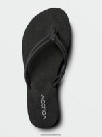 Z0ZR08997 Black Out Women Forever And Ever II Sandals Volcom Footwear - Image 4