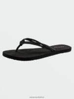 Z0ZR08997 Black Out Women Forever And Ever II Sandals Volcom Footwear - Image 7