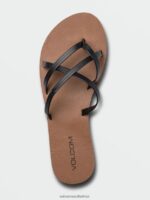 Z0ZR08998 Black Women New School II Sandals Volcom Footwear - Image 4