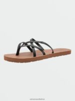 Z0ZR08998 Black Women New School II Sandals Volcom Footwear - Image 7