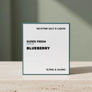 Super Fresh Blueberry Nicotine Salt E-liquid